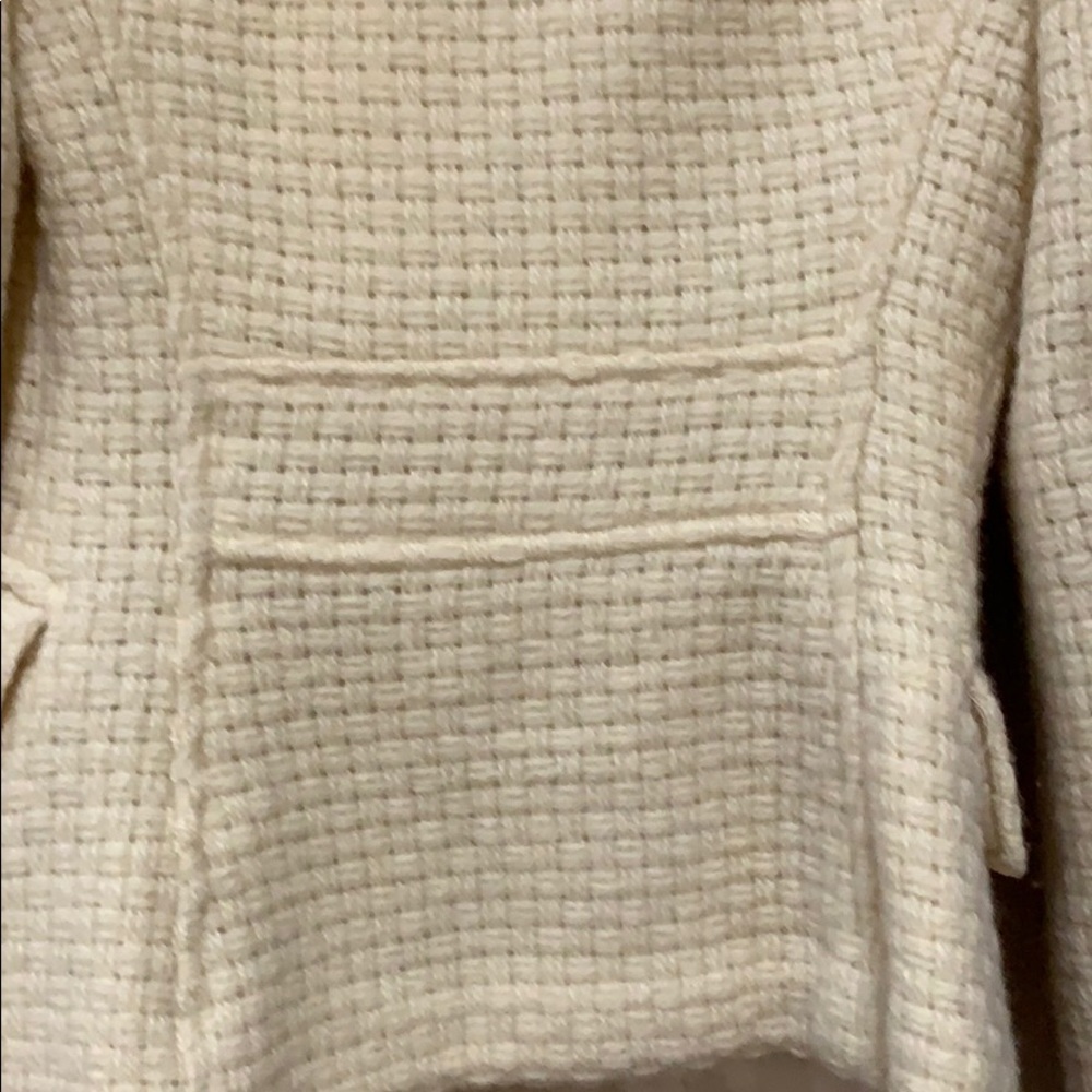 Milly ivory wool basket weave jacket - Picture 6 of 8
